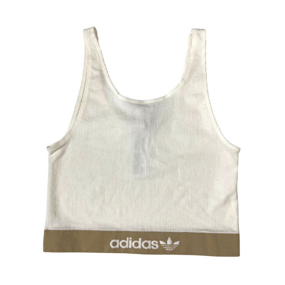 Adidas $42 Logo Rib Brami Tank Top XL NWT
